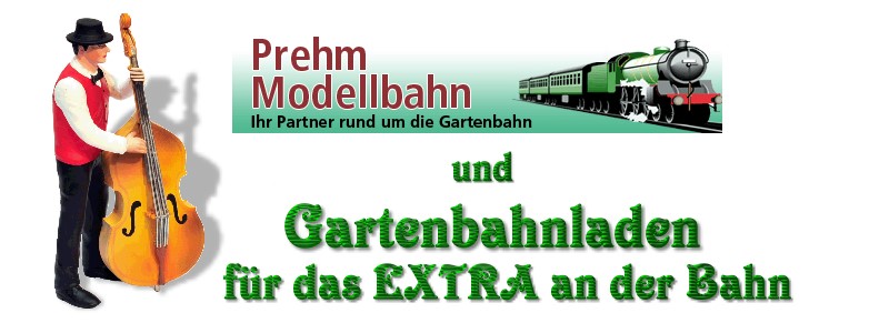 Ab 17. Oktober 2022 - ist www.prehmshop.de, www.prehm-miniaturen.de und www.gartenbahnladen.de über dieses Bild in einem zu erreichen. 